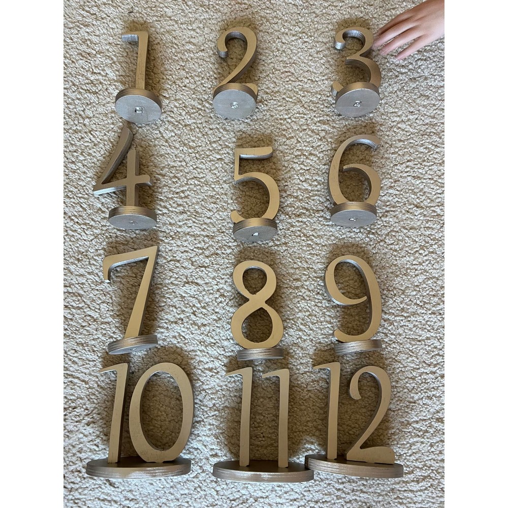Wedding/ Event Seating Table Numbers - Picture 4 of 5